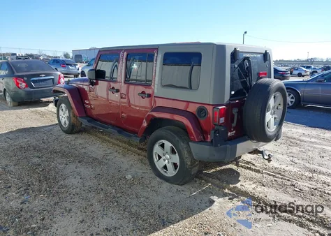 2008 Jeep Wrangler Unlimited Sahara from USA, damaged, VIN 1J8GA59158L553704